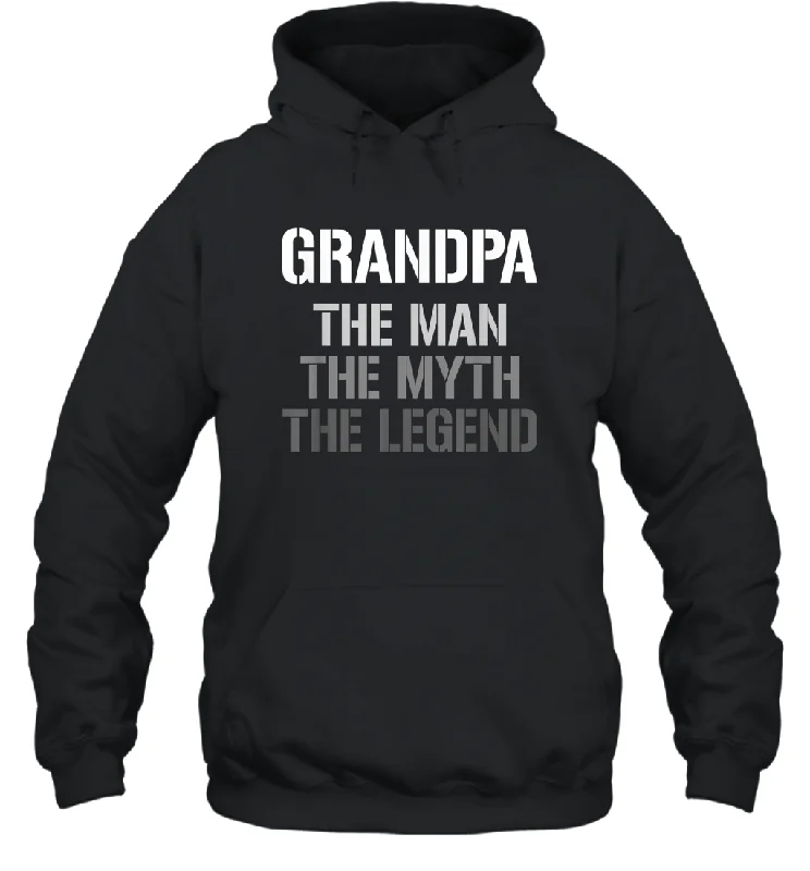 Papa the man, the myth, the legend gift Unisex Hooded Sweatshirt