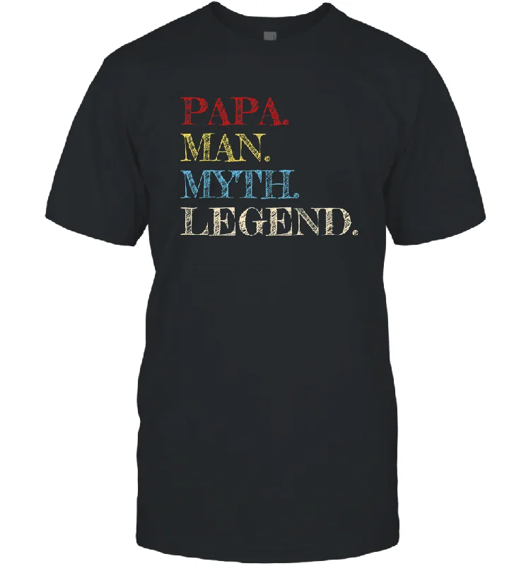 Pop Pop The Man The Myth The Legend Gift Men Cotton T-Shirt