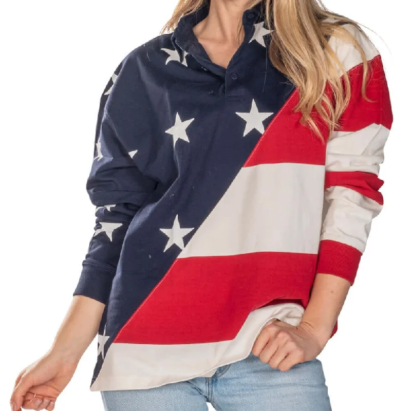 Unisex Patriotic Classic Rugby Shirt