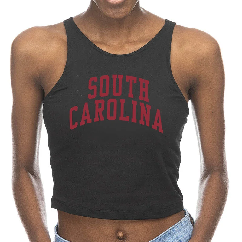 USC Arch First Down Cropped Tank